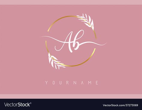 Ab Logo Design Letter, Ab Logo Design, Ab Letter Logo, A B Logo, Letters Logo Design, Ab Logo, B Letter Images, B Letter Logo, Indian Wedding Invitation Card Design