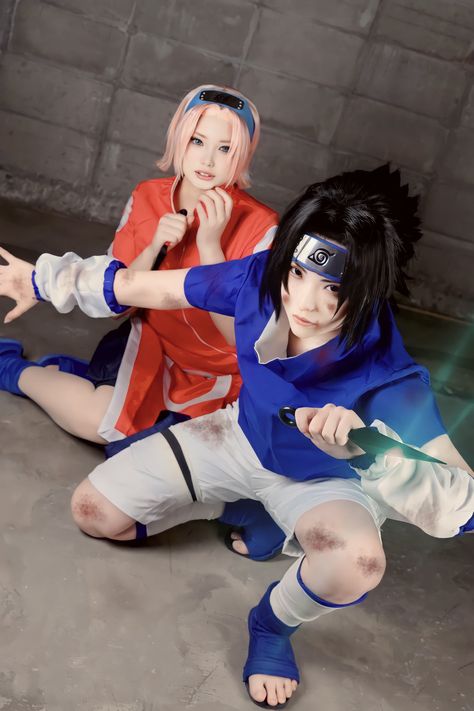 Sakura Dress, Sakura Haruno Cosplay, Sasuke Cosplay, Couple Cosplay, Sakura Cosplay, Cosplay Pictures, Naruto Images, Naruto Cosplay, Sakura Uchiha