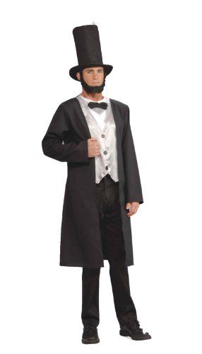 Forum Patriotic Party Collection Abraham Lincoln Costume, Black, Standard Best Halloween Costumes & Dresses USA Abe Lincoln Costume, Abraham Lincoln Costume, Patriotic Costumes, Iron Pants, Victorian Man, Cheap Halloween Costumes, Tie Pants, Great Halloween Costumes, Abe Lincoln