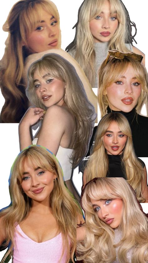 curtain bangs sabrina carpenter Bangs Sabrina Carpenter, Sabrina Carpenter Bangs, Curtain Bangs, Sabrina Carpenter, Bangs, Hair Cuts, Hair, Beauty