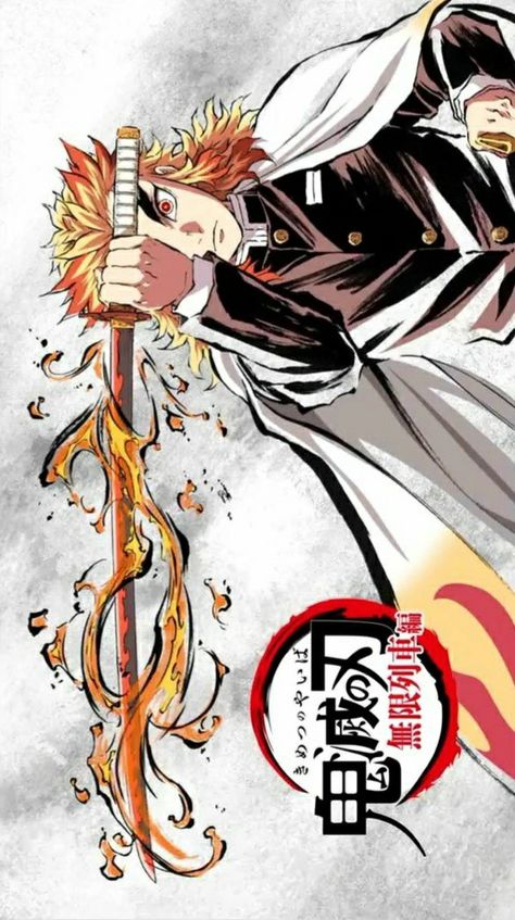 Hashira Demon Slayer, Flame Hashira, Hashira Demon, Rengoku Kyojuro, Cool Anime Backgrounds, Demon King Anime, Demon Slayer Kimetsu No Yaiba, Anime Canvas, Anime Tattoos