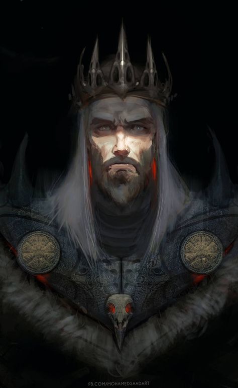 The Old Crow King by TheFearMaster Heroic Fantasy, King Art, Fantasy Male, Arte Fantasy, Fantasy Rpg, 판타지 아트, Fantasy Inspiration, Medieval Fantasy, Dnd Characters