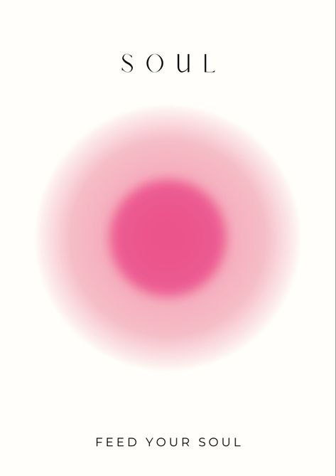 Positive Aura Poster, Aura Posters Mind Body Soul, Aura Posters Bedroom, Aura Poster Prints, Protect Your Soul, Pink Aura Poster, Body Aura, Aura Posters, Aura Print