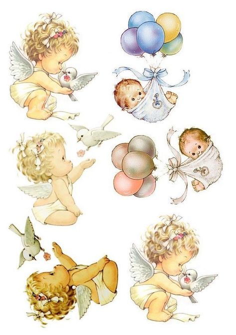 Angel Baby Art, Bride And Groom Silhouette, Angel Illustration, Teddy Pictures, Pin Up Drawings, Angel Kids, Baby Art Projects, Cake Logo Design, Fondant Animals