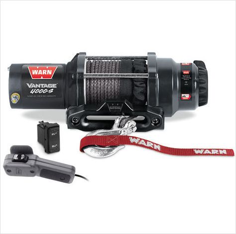 WARN® V4000-S Vantage Winch with Synthetic Rope 4000 lb. only $429 on ebid.net  www.motobobsatvstore.com Gear Train, Ranger 4x4, Polaris Rzr 1000, Atv Winch, Yamaha Viking, Yamaha Wolverine, Honda Pioneer 1000, Polaris General, Planetary Gear