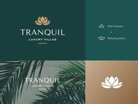 Resort Logo Design, Luxury Graphic Design, Logos Color, Lotus Logo, Resort Logo, Inspiration Logo Design, Logo Presentation, Hotel Logo, Luxury Logo Design