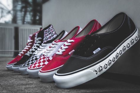 Check out NEIGHBORHOOD & Vault by Vans' BMX-Inspired Collaboration Get Creative, Checkered Pattern, Vans Authentic Sneaker, Custom Shoes, Bmx, Vans Sneaker, Summer Collection, Access Denied, Skateboard