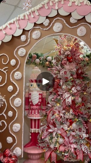 16K views · 679 reactions | We love this sweet combo of pale pink, red and white with gingerbread accents! It’s such a fresh, fun take! ❤️🤍  Let us know in the comments what you think and swing by today to see us from 10-6 for your dose of festive cheer! ✨  Note: Resin Nutcracker available in store only.   #pinkchristmas #christmas #christmasdecor #gingerbread #gingerbreaddecor #pinkaesthetic | Decorator's Warehouse Pink Gingerbread Christmas, Pink Gingerbread, Gingerbread Christmas Tree, Gingerbread Christmas, Christmas Tree Decoration, Tree Decoration, Pink Christmas, Christmas Decorating, Nutcracker