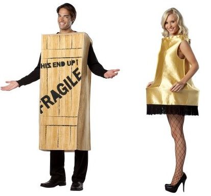 Halloween costumes this year?    :) Leg Lamp Costume, Lamp Costume, Wooden Crates Christmas, Christmas Story Leg Lamp, Box Costumes, Leg Lamp, Halloween Costumes For Couples, Christmas Story, Cute Halloween Costumes