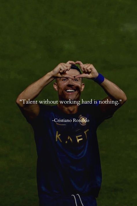 #cristiano #nike #alnassr Cristiano Ronaldo Quotes, Ronaldo Quotes, Real Madrid Wallpapers, Football Quotes, Soccer Quotes, New Board, Working Hard, Cristiano Ronaldo, Real Madrid