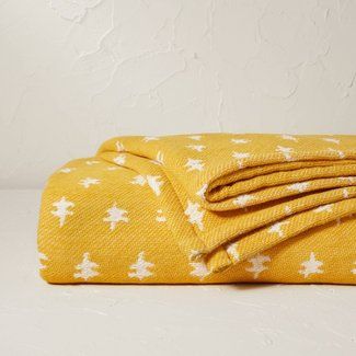 Patterned Throw Blanket, Opal House, Fresh Bedding, Color Schemes Design, Striped Throw Blanket, Orange Quilt, Light Quilt, Yellow Quilts, Charm Quilt