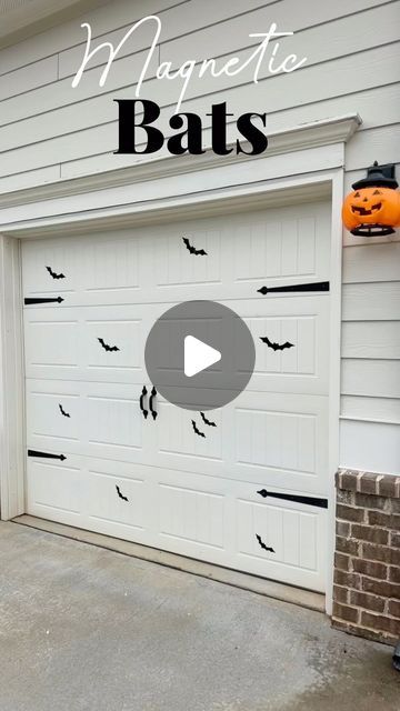 Liz Grella on Instagram: "Outdoor Halloween decor

The easiest and quickest way to decorate your garage doors! The only mistake I made was not getting more bats! 

For links comment BATS and check your inbox!

#halloweendecor #halloweendecoration #spookyszn #spookydecor #decoratingforfall #amazonhome" Outdoor Halloween Decor, Spooky Decor, Outdoor Halloween, Halloween Outdoor Decorations, Amazon Home, Halloween Decor, Halloween Decorations, Garage Doors, Bat