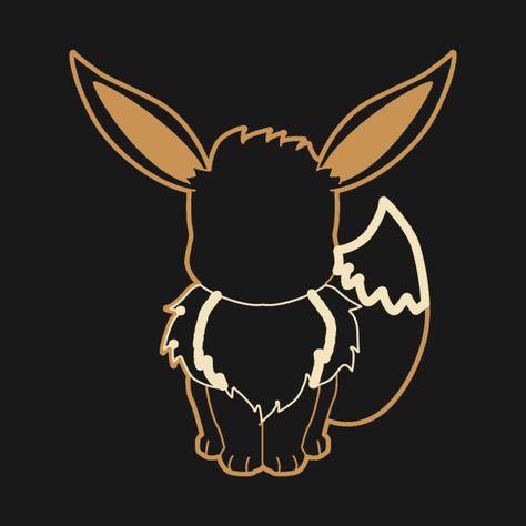 Pokemon Shirt Ideas, Eevee Silhouette, Pokemon Cricut Projects, Eve Pokemon, Leafeon Pokemon, Rhinestone Ideas, T Shirt Pokemon, Pokemon Merchandise, Pokemon T