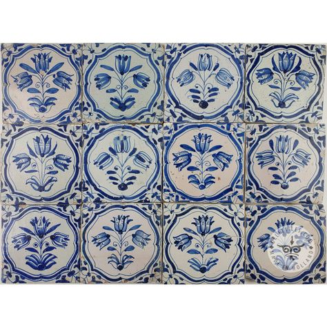 17th/ 18th /19th century Dutch Delft Antique tiles showcase. These tiles are not for sale. Showcase number: SOLD-1279 These tiles can be reproduced: • In blue, sepia, other colors. • Custom tile work available. Contact us for more information -> info@delfttiles.com  Specify: product #, other specifics, delivery address and contact details. Tiles are 13 x 13 cm (5-1/8 in). Catalogue of reproduction tiles click here. Fireplace Upgrade, Nautical Tiles, Flower Tiles, European Tiles, Dutch Tiles, Dutch Delft, Architectural Materials, Animal Mural, Delft Tiles