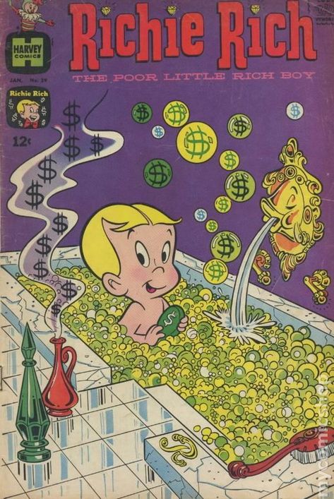 Richie Rich (1960 1st Series) 29 Richy Rich, Richie Rich Comics, Harvey Comics, Whatsapp Wallpapers Hd, Rich Art, Richie Rich, Rich Boy, Vintage Comic Books, Classic Comics