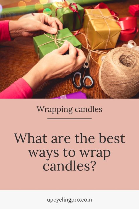 Master the art of candle wrapping with 'What Are the Best Ways to Wrap Candles?'. Discover a variety of creative and safe methods to package your candles, from eco-friendly materials to elegant gift-wrapping techniques. Learn how to protect candles during transport while making a visual impact. Ideal for candle makers and gift-givers, this guide offers innovative ideas to present candles beautifully and securely. Gift Wrap Candles, Wrap A Candle, Candle Wrapping, Wrapping Candles, Gift Wrapping Candles, Wrapping Techniques, Elegant Gift Wrapping, Gift Wrapping Techniques, Creative Candles