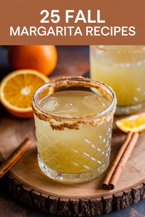 Get ready to wow your guests with these yummy fall margarita recipes. These easy-to-make cocktails will make you forget all about those pumpkin spice lattes. From spiced pear margaritas to cranberry apple margaritas, there's a recipe for every taste.  These are perfect for a fall party, a cozy night in, or even just a relaxing weekend afternoon. Pumpkin Margarita, Cocktails Pitcher, Fall Vodka Cocktails, Fall Margarita, Apple Margarita, Fig Syrup, Pomegranate Margarita, Cranberry Margarita, Easy To Make Cocktails