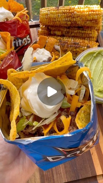 Fritos Chili, Chips Doritos, Cool Ranch Doritos, Backyard Party Food, Dried Cilantro, Frito Chili, Chili Cheese Fritos, Luke Brown, Drying Cilantro