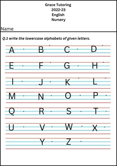 Phonics Practice Worksheet English Alphabet Writing, Tracing For Kids, Writing Practice Preschool, Preschool Counting Worksheets, Handwriting Worksheets For Kids, Nursery Worksheets, Toddlers Activities, Kids Handwriting Practice, Kindergarten Math Worksheets Free