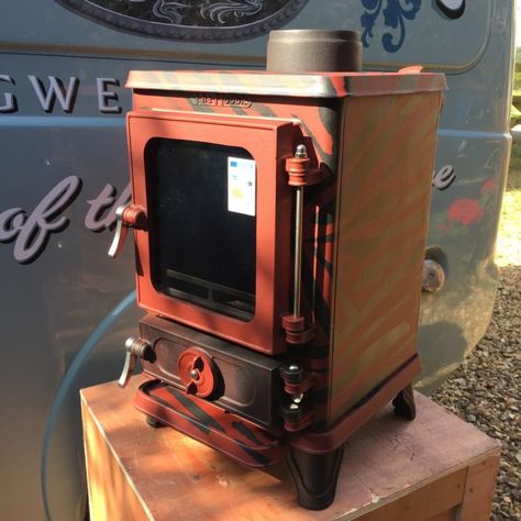 Fitting Small Stoves in Vans, RV's and Trailers Hobbit Wood Stove, Small Wood Stove For Rv, Small Pot Belly Stove, Mini Wood Stove Camper, Hobbit Stove, Grizzly Cubic Mini Wood Stove, Tiny House Wood Stove, Rv Wood Stove Antique, Mini Wood Stove