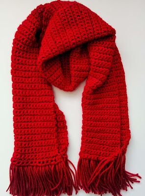 How to Soften Cheap Acrylic Yarns Soften Acrylic Yarn, Red Crochet Scarf, Crochet Scarf For Beginners, Crochet Scarf Pattern Free, Easy Crochet Stitches, Red Crochet, Valentines Crochet, Crochet Fall, Red Scarf