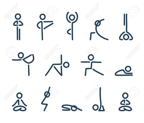 yoga stick figures - Google Search Yoga Stick Figures, Lotus Pose Yoga, Yoga Drawing, Funny Stick Figures, Arte Yoga, Stick Drawings, Vata Dosha, Yoga Logo, Stick Figure Drawing