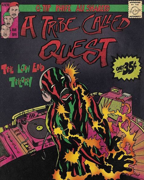 Alejandro Tordezailart on Instagram: “A Tribe Called Quest . #atribecalledquest #qtip #phife #alishaheedmuhammad ed #comic #comiccover #cover #comicstrip #hiphop…” Atcq Hip Hop Wallpaper, A Tribe Called Quest Poster, Aesthetic Canvas Art, Poster For Bedroom, Aesthetic Canvas, A Tribe Called Quest, Hip Hop Artwork, Tribe Called Quest, Comic Poster