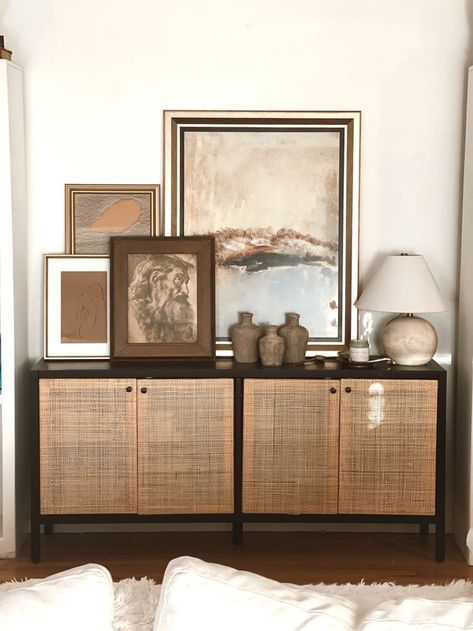 Over Buffet Wall Decor, Buffet Styling, Target Home, Target Home Decor, Studio Mcgee, Dining Room Inspiration, Livingroom Layout, Media Console, Buffet Table