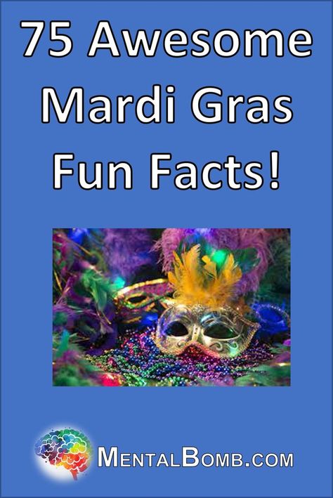 75 Fun Facts about Mardi Gras plus so much more - history, tradition, and celebrations of Mardi Gras! #FunFacts Mardi Gras Trivia, Mardi Gras Facts, Mardi Gras Diy, Custom Templates, Template Ideas, Facts About, Mardi Gras, Trivia, The History