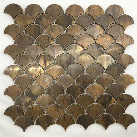 Cheap Mosaic Making, Buy Quality Home & Garden Directly from China Suppliers:Vintage Shell Shape Copper Mosaic tile for kitchen backsplash bronze brush wall tile, American industrial style Enjoy ✓Free Shipping Worldwide! ✓Limited Time Sale ✓Easy Return. Shell Backsplash, Copper Mosaic Tile, Tile For Kitchen Backsplash, Mermaid Tile, Starbucks 2023, Lantern Tile, Tile For Kitchen, Countertop Backsplash, Copper Tiles