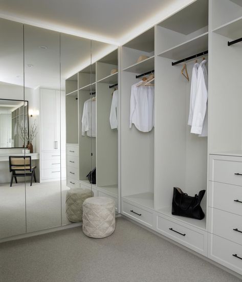 Wardrobe Joinery, Master Closet Design, Luxury Closets, Bedroom Built Ins, Family Closet, Closets Design, Walk In Closet Design, Beautiful Closets, Farmhouse Renovation