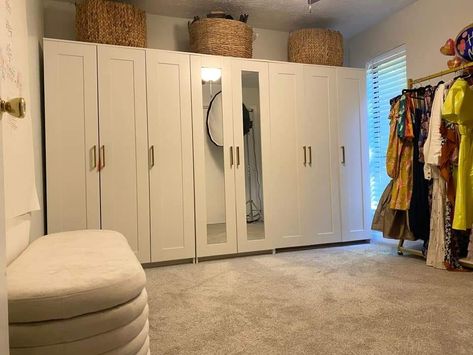 Brimnes Wardrobe, Ikea Brimnes, Bedroom Closet Doors, Colour Ideas, Bedroom Closet, Renter Friendly, Closet Bedroom, Closet Doors, Interior Ideas