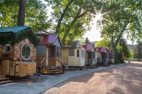 The Best Tiny House Hotels to Stay In, Starting at $75/Night | Apartment Therapy Tiny House Hotel, Tiny House Appliances, Tiny House Rentals, Tiny House Vacation, Tiny House Village, Tiny Houses For Rent, Tiny House Community, Tiny Village, Minimal Living