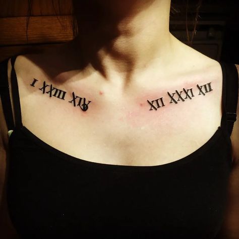 Collar bone tattoos have grown in popularity over the last 10 to 15 years. Sister Tattoo Infinity, Collar Bone Tattoo Quotes, Collar Bone Tattoos, Collar Bone Tattoo For Men, Collar Tattoo, Clavicle Tattoo, Collarbone Tattoo, Simple Branding, Bone Tattoo