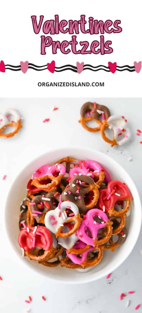 Pretzel Candy Recipes, Chocolate Pretzels Recipe, Chocolate Covered Pretzels Recipe, Chocolate Decor, Valentine's Day Chocolate, Pretzel Treats, Chocolate Dipped Pretzels, Valentines Day Chocolates, Covered Pretzels