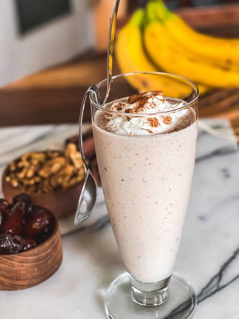 Kefir Date Shake - Cultured Food Life Kefir Ice Cream, Milk Kefir Recipes, Date Shake, Kefir Smoothie, Date Smoothie, Milkshake Flavours, Cultured Food, Kefir Recipes, Milk Kefir