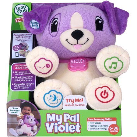 LeapFrog My Pal Violet - Walmart.com Leap Frog Toys, Baby Learning Toys, Learning Toys For Toddlers, Leap Frog, Toy Brand, Toy Puppies, Baby Learning, Electronic Toys, Learning Toys