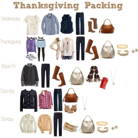 "Thanksgiving Packing Plan" by jencirino on Polyvore Weekend Trip Outfits, Weekend Packing List, Weekend Packing, Thanksgiving Travel, Thanksgiving Weekend, Packing For Europe, Teaching Outfits, Trip Outfits, Capsule Outfits