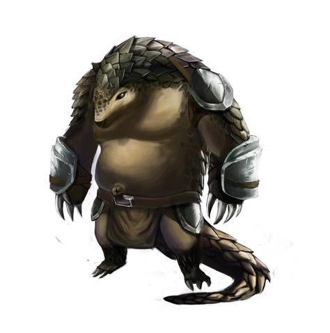 Ground Pangolin, Warrior Images, Golden Leaf, Rare Animals, Dungeons And Dragons Characters, Dungeons And Dragons Homebrew, Medieval Fantasy, Dnd Characters, Fantasy Artwork