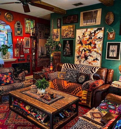 Maximalism Home, Hippie Apartment, Hippy Room, Eclectic Living Room, Maximalist Decor, My Gallery, Living Room Inspo, Eclectic Home, Room Inspiration Bedroom