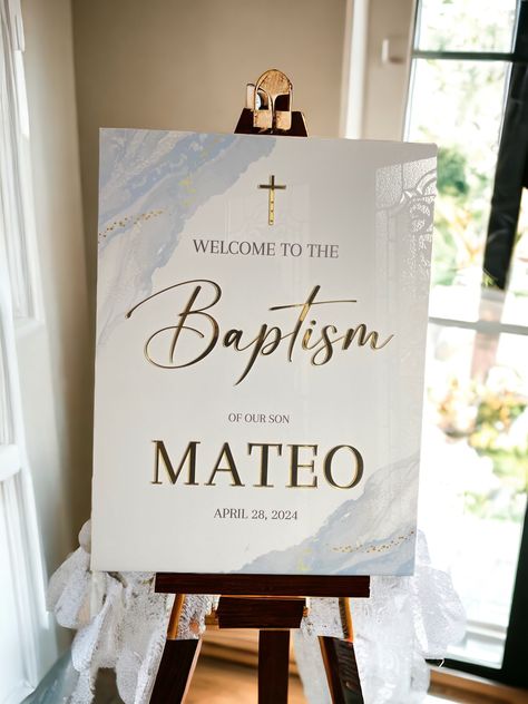 Custom UV Printed Welcome Sign/First Holy Communion/Baptism/Confirmation First Communion Decorations, Communion Decorations, First Holy Communion, Holy Communion, First Communion, Event Decor, Welcome Sign, Wedding Signs, Mother’s Day