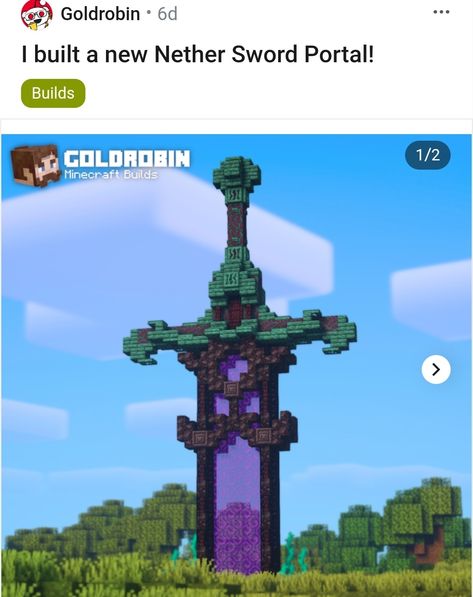 Minecraft Nether Bridge, Simple Nether Portal Design, Cool Nether Portal Designs, Portal Design Minecraft, Nether Castle, Aesthetic Nether Portal, Nether Portal Designs, Cool Nether Portal, Nether Portal Ideas