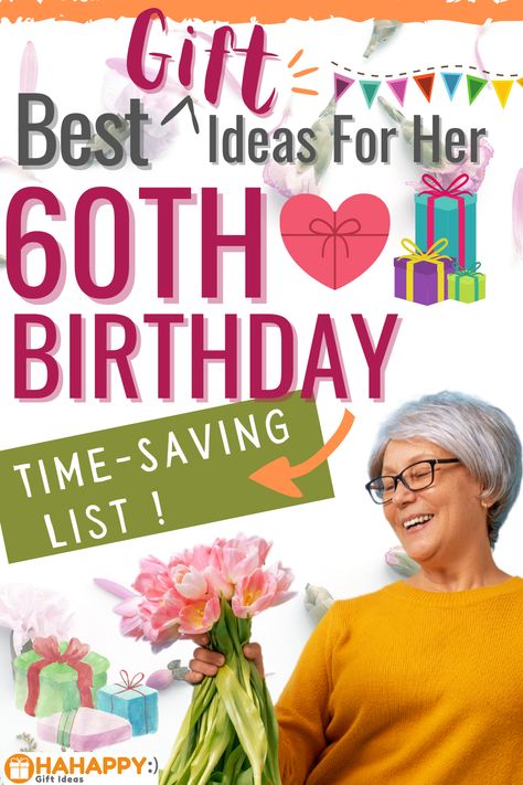 Best 60th Birthday Gift Ideas for Women 60th Birthday Gift Ideas For Women, Diy 60th Birthday, Sentimental Gift Ideas, 60th Birthday Gift Ideas, Birthday Gift Ideas For Women, 60th Birthday Gifts For Women, Best Gift For Sister, 60th Birthday Presents, Blooming Tea