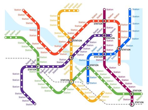 Premium Vector | Metro underground subway transport system map London Underground Map Art, Subway Station Design, Underground Subway, Transport Map, Grid Vector, Japanese Ornament, London Underground Map, Underground Map, Subway System