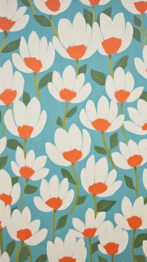 Easy Flower Pattern Drawing, Terracotta Painting, Colour Room, Funky Florals, Clay Painting, Funky Flowers, Funky Patterns, Botanical Drawing, Aqua Art