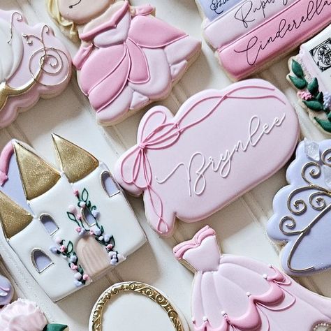 Once Upon A Time Cookies, Twin Girl, Princess Cookies, Summer Cookies, Girl Birthday Party, Icing Cookies, Royal Icing Cookies, Custom Cookies, Sugar Cookies Decorated