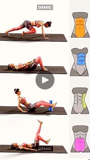 Best Stomach Exercises, Full Body Bodyweight Workout, Stomach Exercises, Lower Belly Workout, Workouts At Home, Sweaty Workouts, Low Impact Workout, Gym Workout Tips, Fat Burning Workout