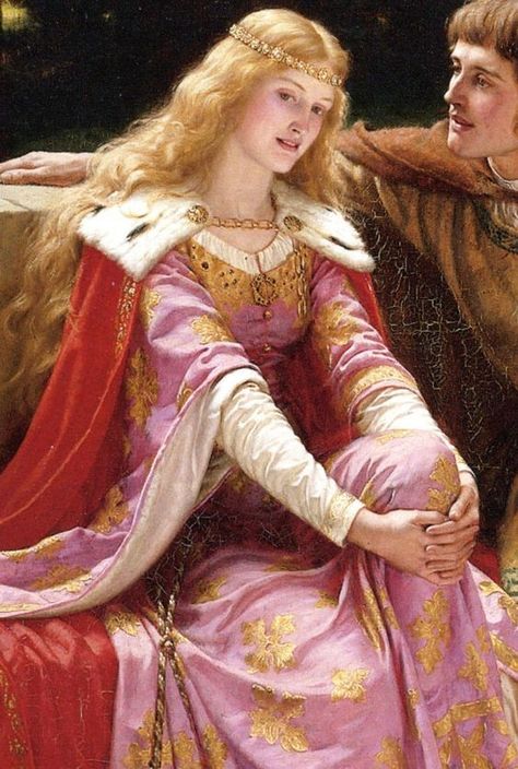 Sydney Morgan, Edmund Blair Leighton, William Godwin, William Hogarth, Pre Raphaelite Art, Medieval Paintings, Pre Raphaelite, Medieval Clothing, Medieval Art