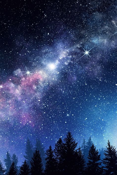 Ways To Sleep Better, Painting Night Sky, Sleep Under The Stars, Painting Sky, Painting Night, Night Sky Painting, Ways To Sleep, Night Sky Wallpaper, Galaxy Pictures