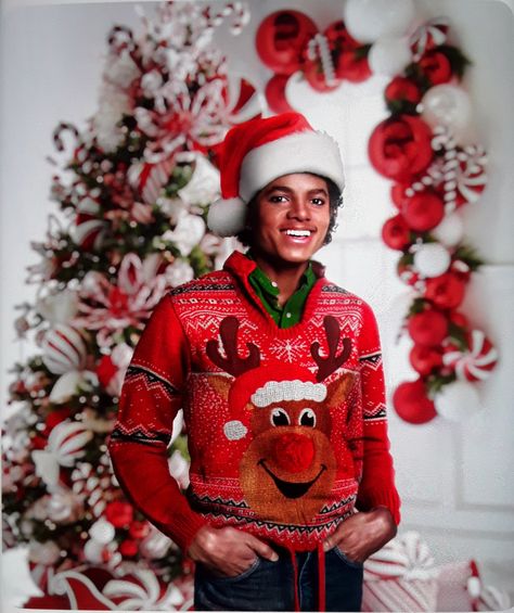 Christmas Michael Jackson, Michael Jackson Christmas, Merry Christmas Darling, Christmas Edit, Michael Jackson Wallpaper, Black Hollywood, Married Christmas, The Jacksons, King Of Pops